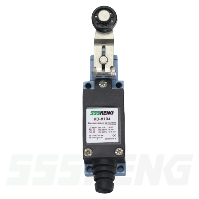 КВ-8104-65 У2,10А,IP65,1з+1р,рычаг с роликом,Выключатель концевой