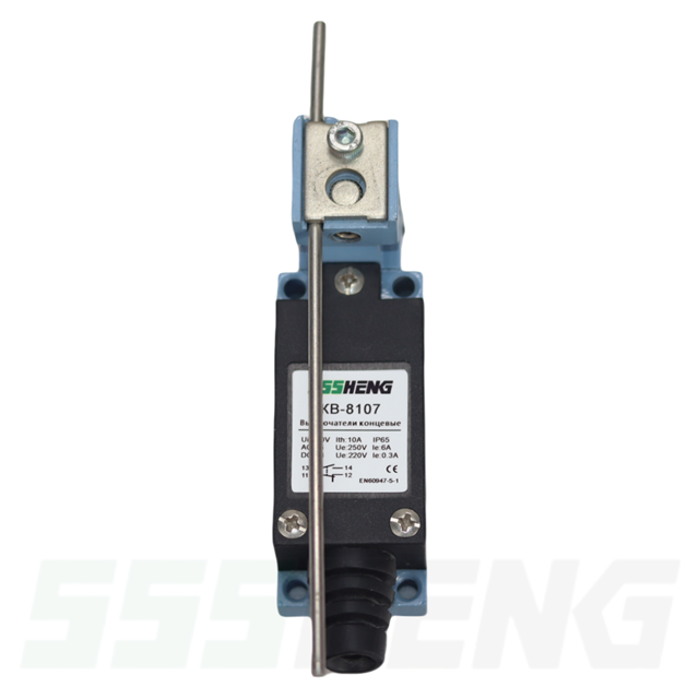 КВ-8107-65 У2,10А,IP65,1з+1р,регулируемый стержень,Выключатель концевой