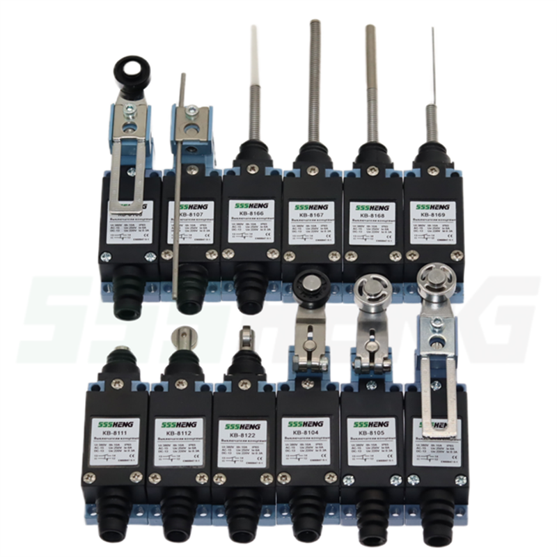 КВ-8166-65 У2,10А,IP65,1з+1р,шток пружинный с диэлектриком на отклонение,Выключатель концевой