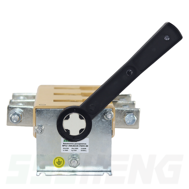 ВР32-39А30220-630А-УХЛ3,IP00,несъёмная боковая рукоятка,Выключатель-разъединитель