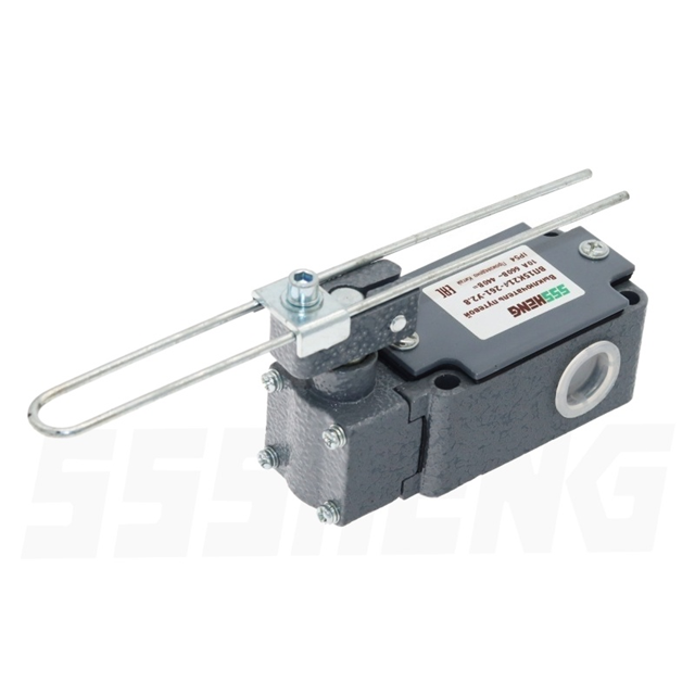 ВП15К-21А-261-54 У2.8,10А, IP54,1з+1р,прямой,рычаг с регулировкой по длине,Выключатель путевой