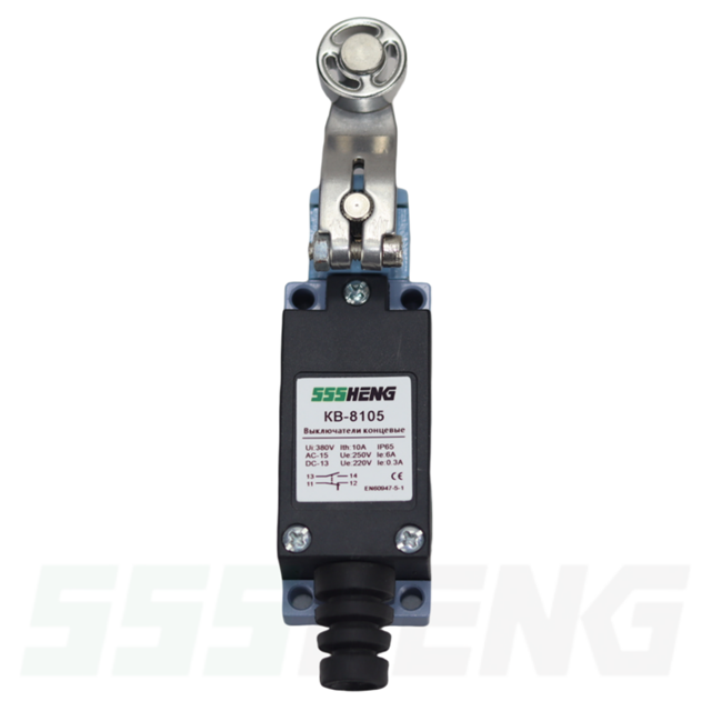 КВ-8105-65 У2,10А,IP65,1з+1р,рычаг с роликом,Выключатель концевой