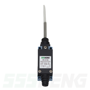 КВ-8166-65 У2,10А,IP65,1з+1р,шток пружинный с диэлектриком на отклонение,Выключатель концевой