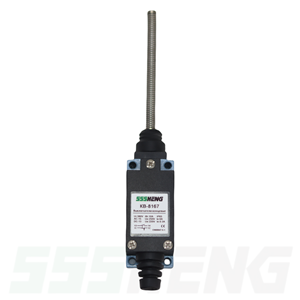 КВ-8167-65 У2,10А,IP65,1з+1р,гибкий пружинный стержень,Выключатель концевой