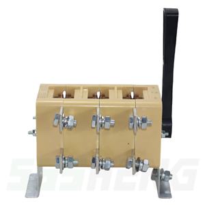 ВР32-37А70220-400А-УХЛ3,IP00,несъёмная боковая рукоятка,Выключатель-разъединитель