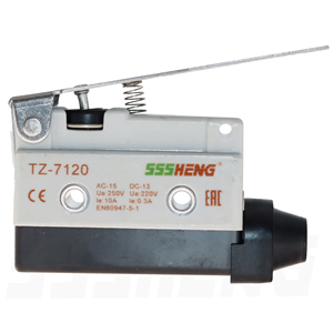 ВККП-7120-65-УХЛЗ ,10A,IP65,1з+1р, рычаг пластина, Микровыключатели