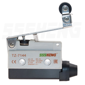 ВККП-7144-65-УХЛЗ ,10A,IP65,1з+1р, короткий однонаправленный рычаг с роликом, Микровыключатели