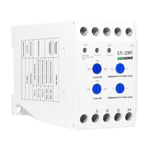 ЕЛ-12-УЗ,3A,1з+1р,IP20, Реле контроля трехфазного напряжения